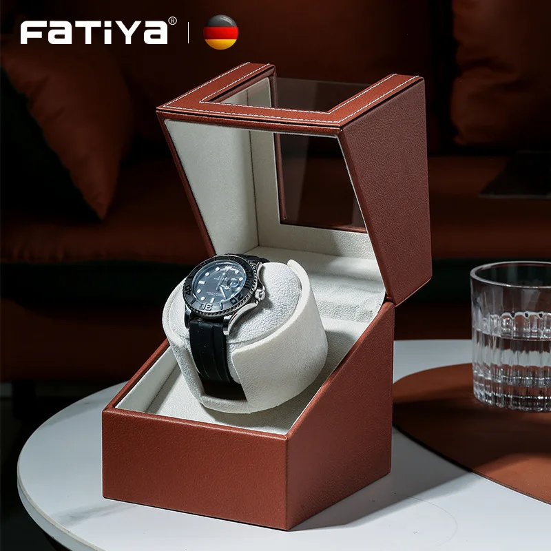 

Watch Winders for Automatic Watches, Global Universal USB, PU Leather Wear Watch Box, Silent Motor, No. 5 Battery Can Be Used