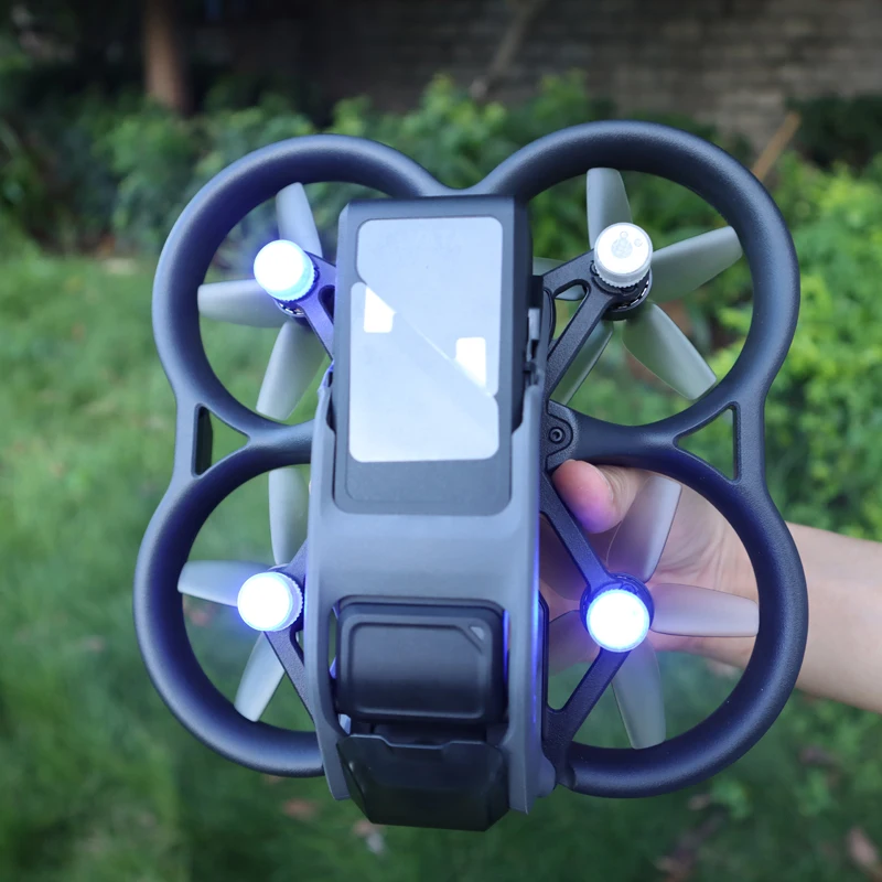 Drone Vôo Led Luz Estroboscópica para Dji Avata Noite Voar Sinal de Aviso do Flash Direção Identificação Navegação Universal Lâmpada - Image 4