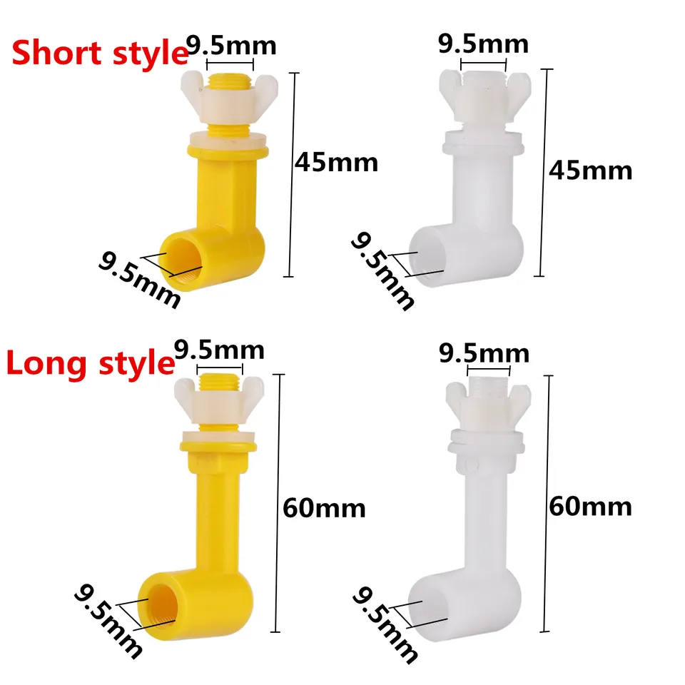 2 Bevitori Automatici Per Polli Da 1 Litro - Distributori D'Acqua A Torre Per Polli, Anatre, Piccioni, In Plastica PP, Facili Da Pulire