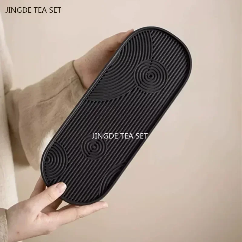 Melamine Water Storage Type Tea Tray Chinese Tea Accessories Home Decor