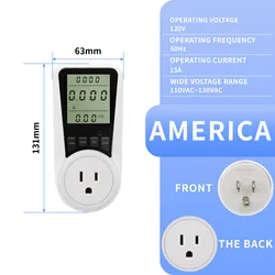 Smart Plug - In Power Meter for Efficient Energy Monitoring (American plug)