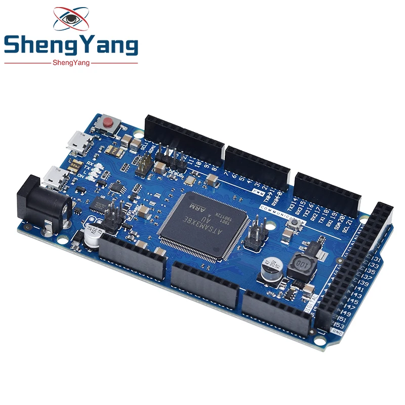 Offizielles kompatibles DUE R3 Board SAM3X8E 32-Bit ARM Cortex-M3 / Mega2560 R3 Duemilanove 2013 für Arduino Due Board mit Kabel – Detail 3