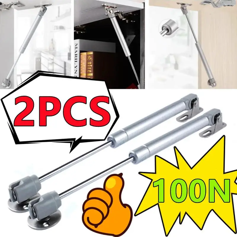 Mobiliário Gás Spring Dobradiças Armário de Cozinha Gabinete Dobradiça Hidráulica Porta Strut Tampa Suporte Caixa Hardware 100n 10kg Novo 1pc