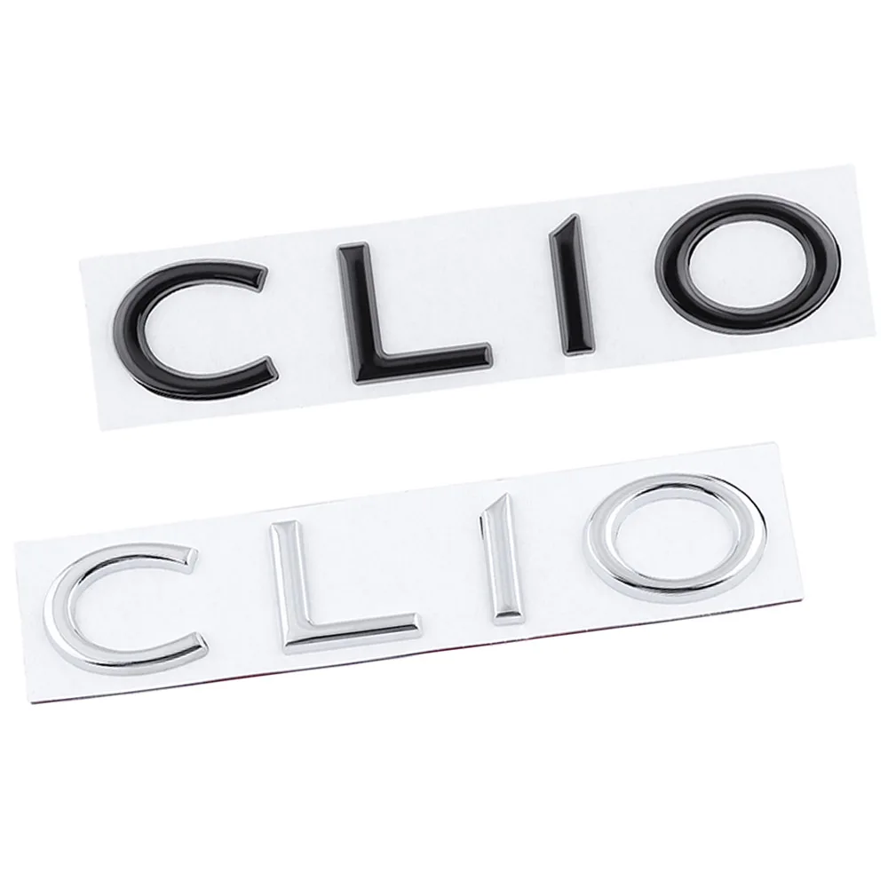 Clio Logo Per Renault Clio Auto Parafango Adesivi Laterali Paraurti Posteriore Adesivi Porta Posteriore Tronco Logo Posteriore Auto Logo Badge
