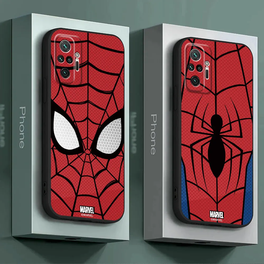 Обложка с супергероями Marvel, Человек-паук для Redmi 12C 10C 10A 9C 9T K50 Gaming K40 Pro 10 12 K60 K60E K40s A2 A1 Plus 9A 9