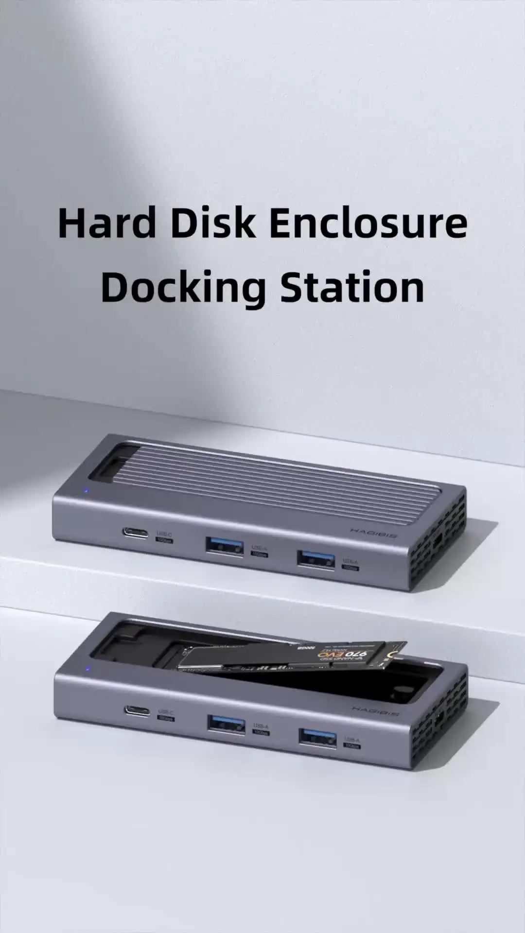 HAGiBiS U100Pro USB-C・M.2 SSDエンクロージャー HAGiBiS U100Pro USB-C・M.2 SSDエンクロージャー - メルカリ