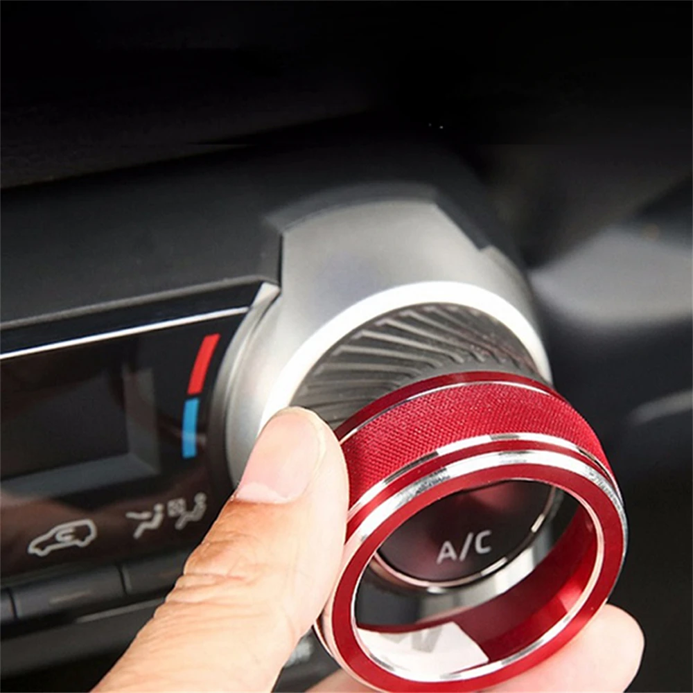 

For Toyota RAV4 2019 2020 2021 Car AC Climate Control Knob Trim Button Cover Auto Accessories 2Pcs Car AC Control Knob Cover
