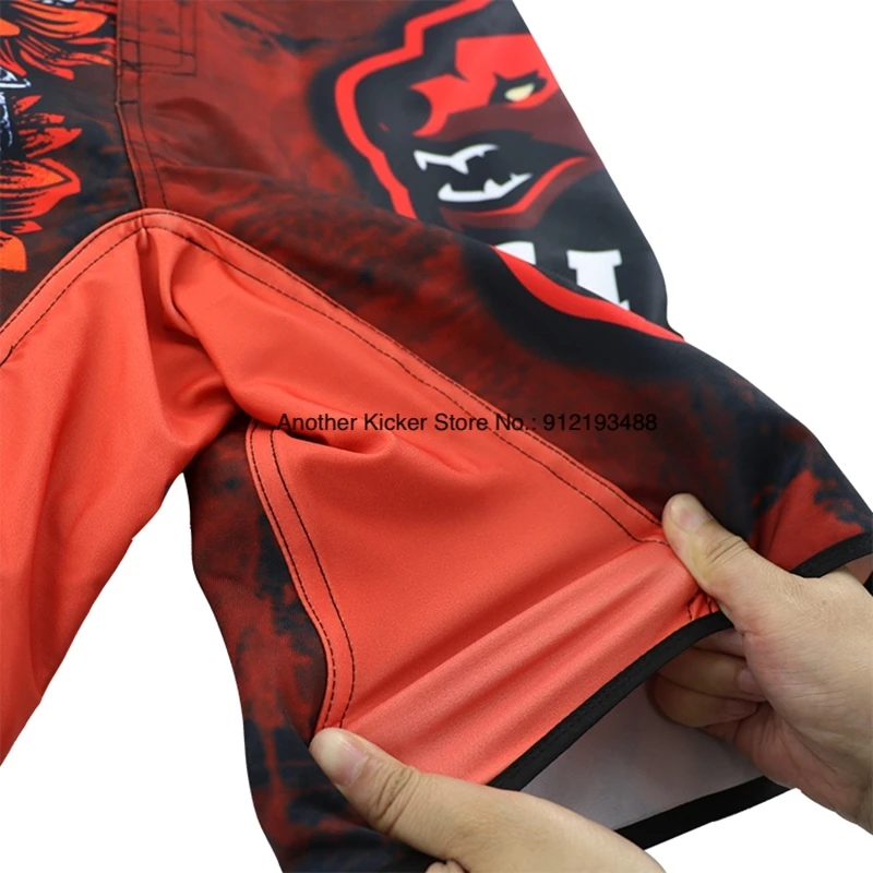 타이거 MMA 반바지 BJJ 크로스핏 레슬링 그래플링 반바지 주짓수 무술 전투복 남녀 킥복싱 복싱 팬츠