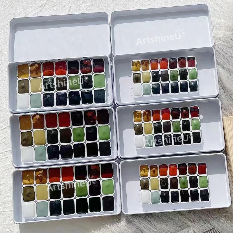 Holbein Watercolor Sub-Packaging Advanced Gray Series 0.5/1ML Morandi/Flowers & Plants Art Supplies for Artists And Beginners