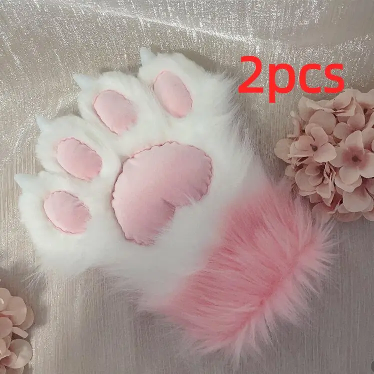 

Аксессуары для Хэллоуина Fursuit, животные, милые когти с имитацией животных, Когти для кошек, собак, когти с волком, аксессуары для косплея, подарок для пары