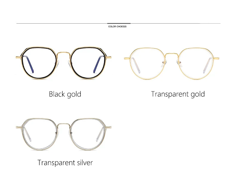 Neue rechteckige Anti-Blaulicht-Progressivbrille für Myopie 7708 – Detail 5