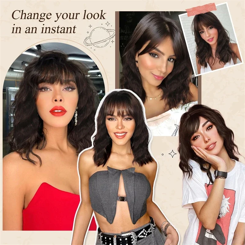 Natural Black 20Inch Bob Wave 5x5 Silk Base Glueless Jewish Human Hair Wig With Baby Hair HD Lace European Preplucked Daily
