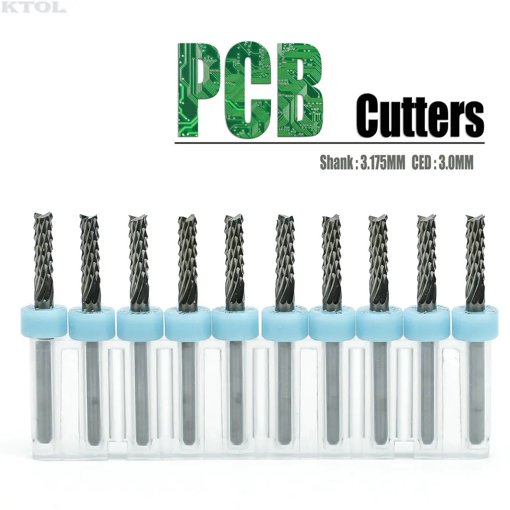 Placa-de-circuito-de-4-6mm-fresadora-PCB-Router-Bit-microherramientas ...