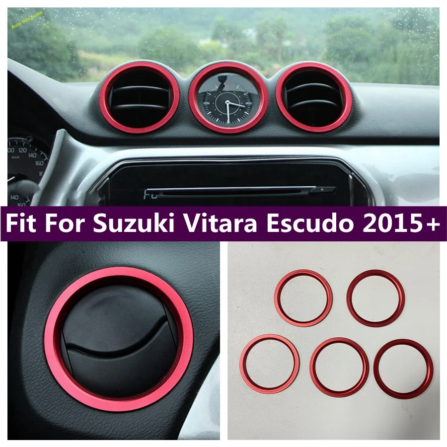 

Accessories Front Air Conditioning Vents Frame Cover Trim Dashboard AC Outlet Decor Frame For Suzuki Vitara Escudo 2015 - 2022