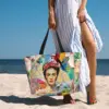 Large travel bag, waterproof beach bag, Like F-Frida Pool, gym tote or camping bag 6