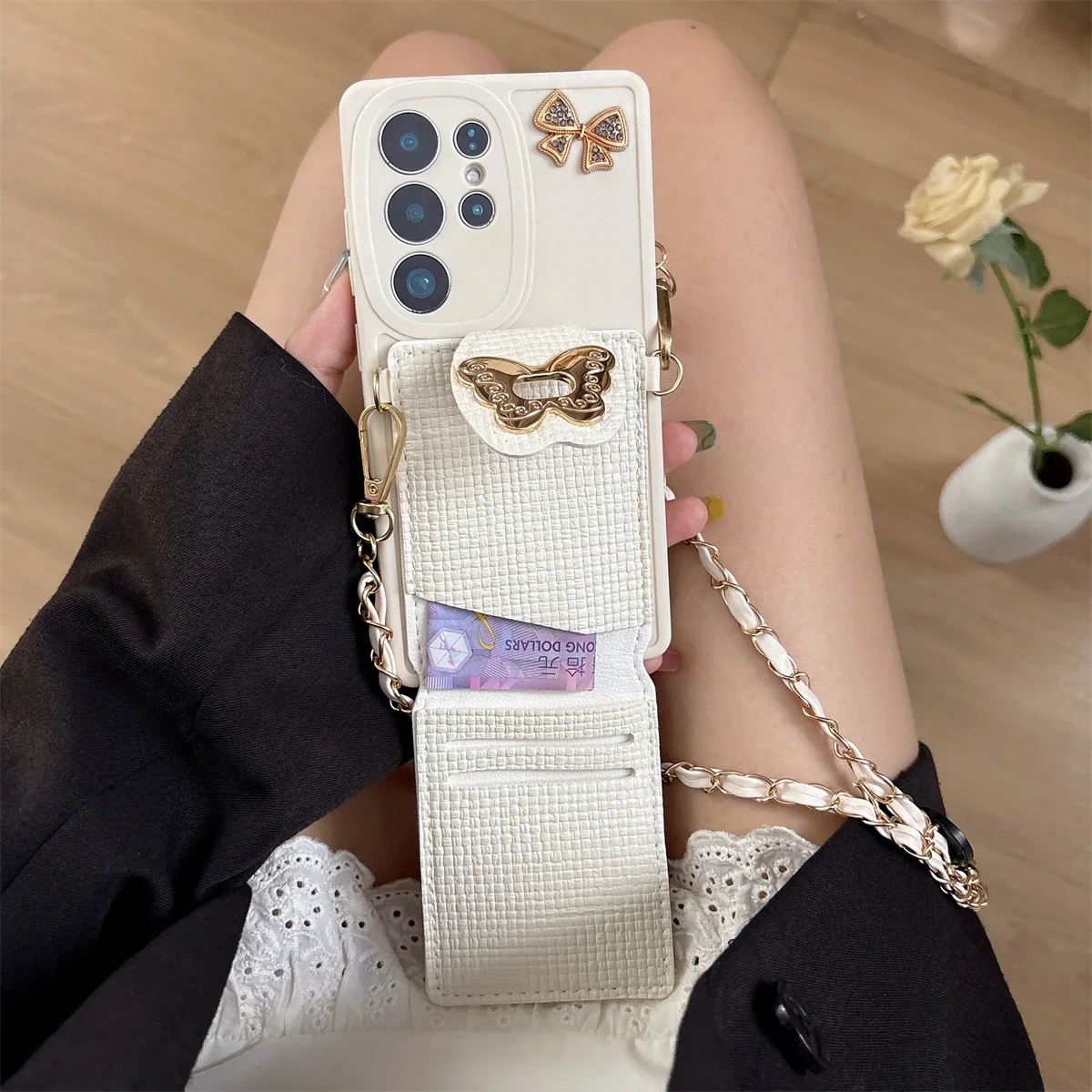 Crossbody Phone Case with Wallet Card Holder - Stylish and Functional Mobile Accessory