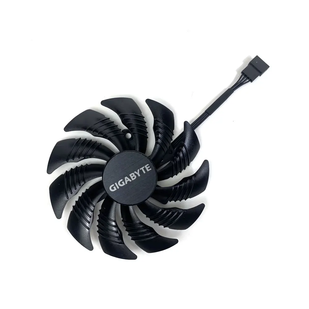 Ventiladores 4pin para Gigabyte Gtx 1050 1060 1070 ti Gv-rx570 580 Aorus rx 470 480 r9 380x 87 mm T129215su Pld09210s12hh - Imagem 4