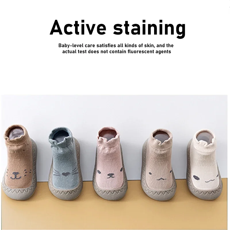 Baby Shoes Infant Color Matching Soft Soled Child Floor Sneaker Toddler
