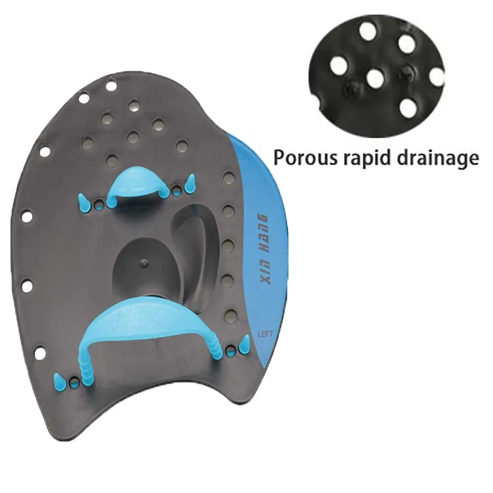 Enhanced Swimming Training Hand Paddles with Adjustable Straps