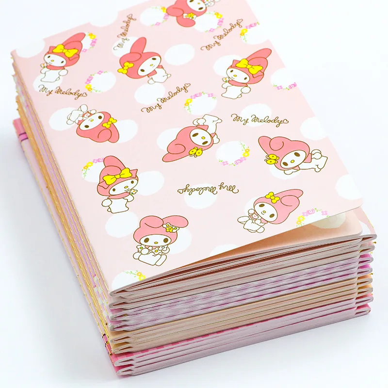 

New Sanrio My Melody Students Hot Stamping Color Page Car Line Book 22k Notebook Japan And South Korea Lovely Wind Batch 16