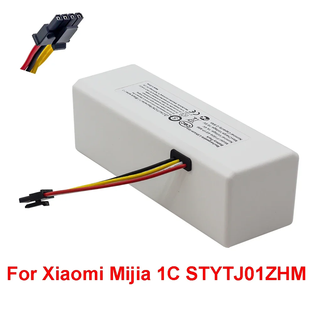 

14.4V 2600mah P1904-4S1P-MM Battery For Xiaomi Mijia 1C STYTJ01ZHM Robot Vacuum Mop Cleaner Accessories Parts dropshipping