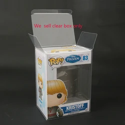 4-Inch Transparent Display PET Plastic Cover for Collectible Storage Box (Wear resistance)