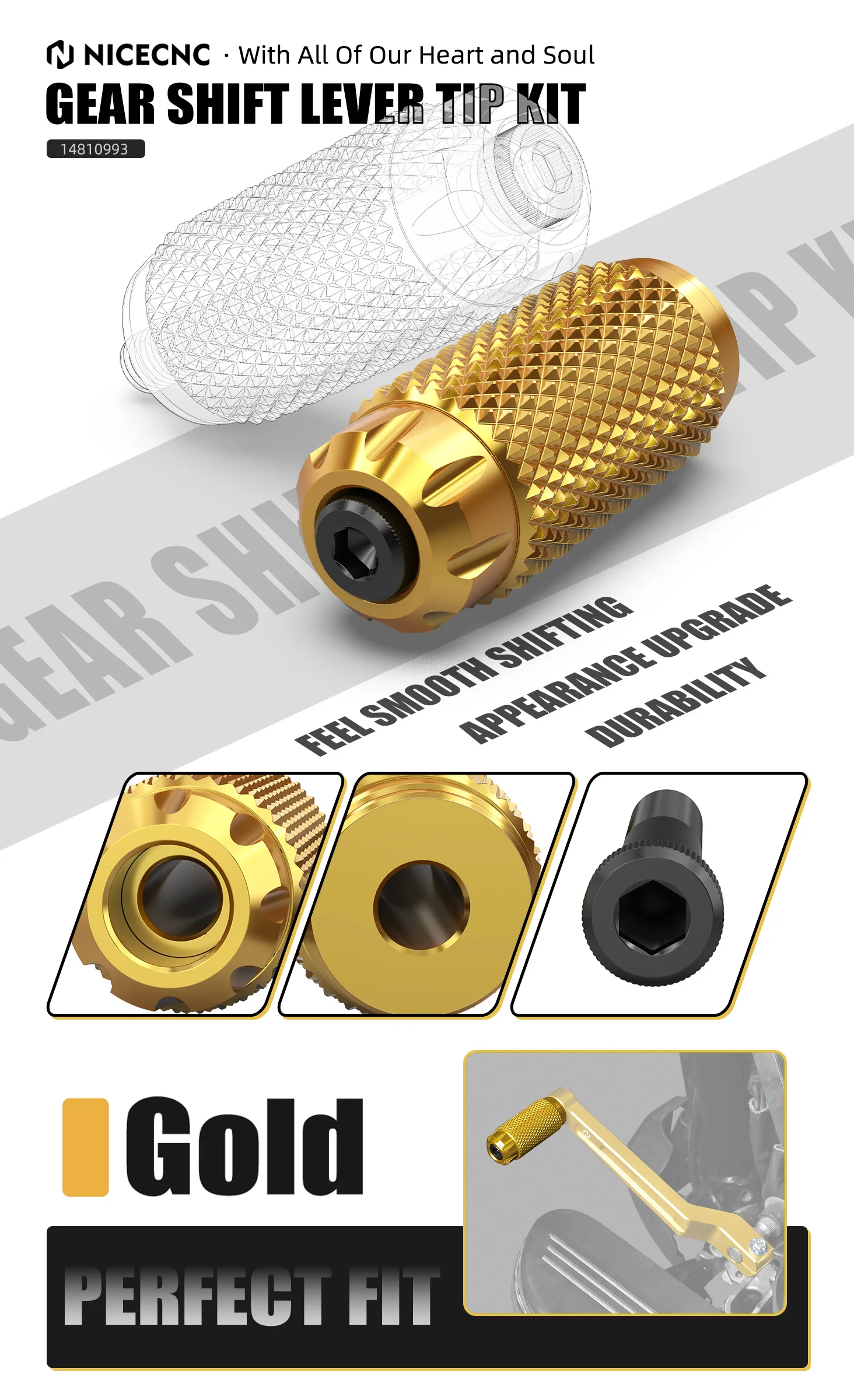 Für Harley Street Glide FLHX FLHXS 2006-2023 Shifter Peg Schalthebelspitze Road Glide FLTRX Road King FLHR Fat Boy FLFBS 114 – Detail 7