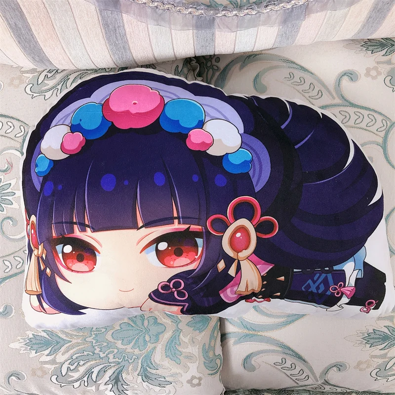 

Game Genshin Impact Yunjin Plush Pillow Doll Kawaii Anime Cartoon Cosplay Accessories