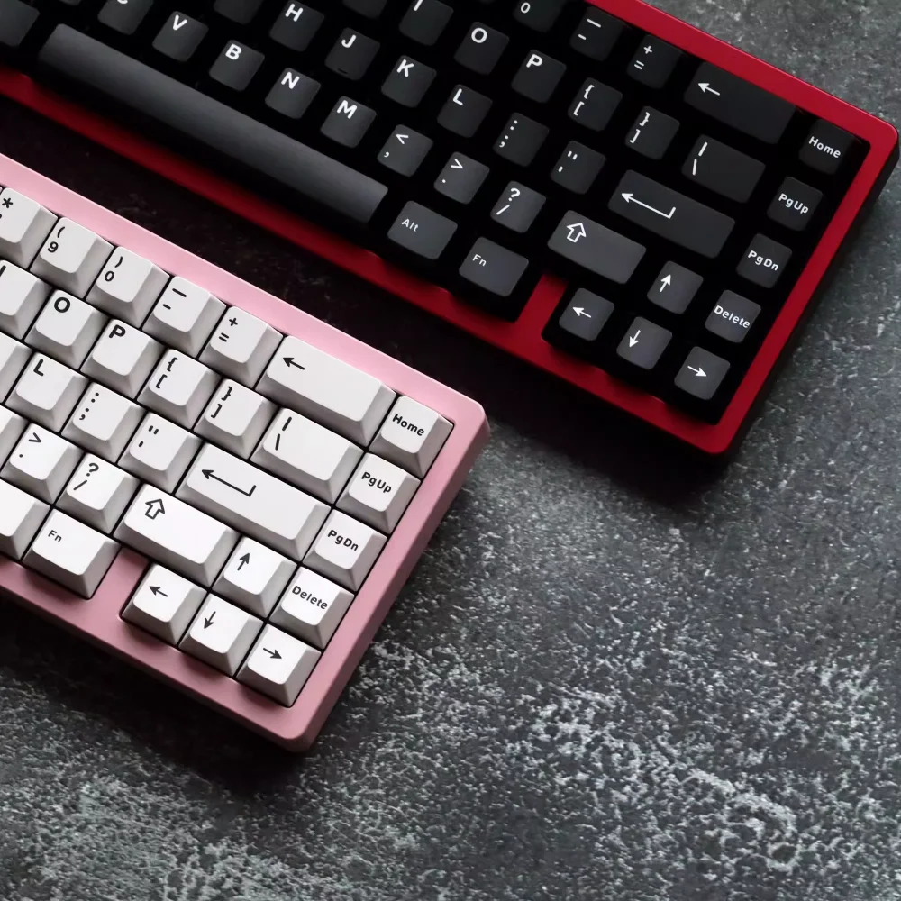 Teclado Mecânico Personalizado Teclas Aifei Wob Bow Branco Preto Pbt Tiro Duplo Perfil Cereja Gk61 Anne Pro 121 Teclas - Imagem 4