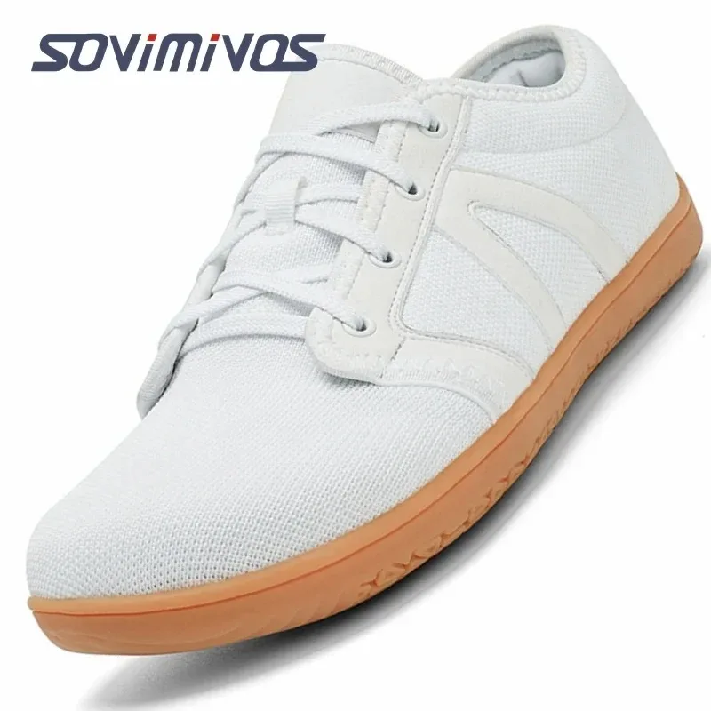 Men's Minimalist Trail Runner Wide Toe Box Barefoot Inspired Fitness Deadlift Shoes Water Shoes for Men Beach