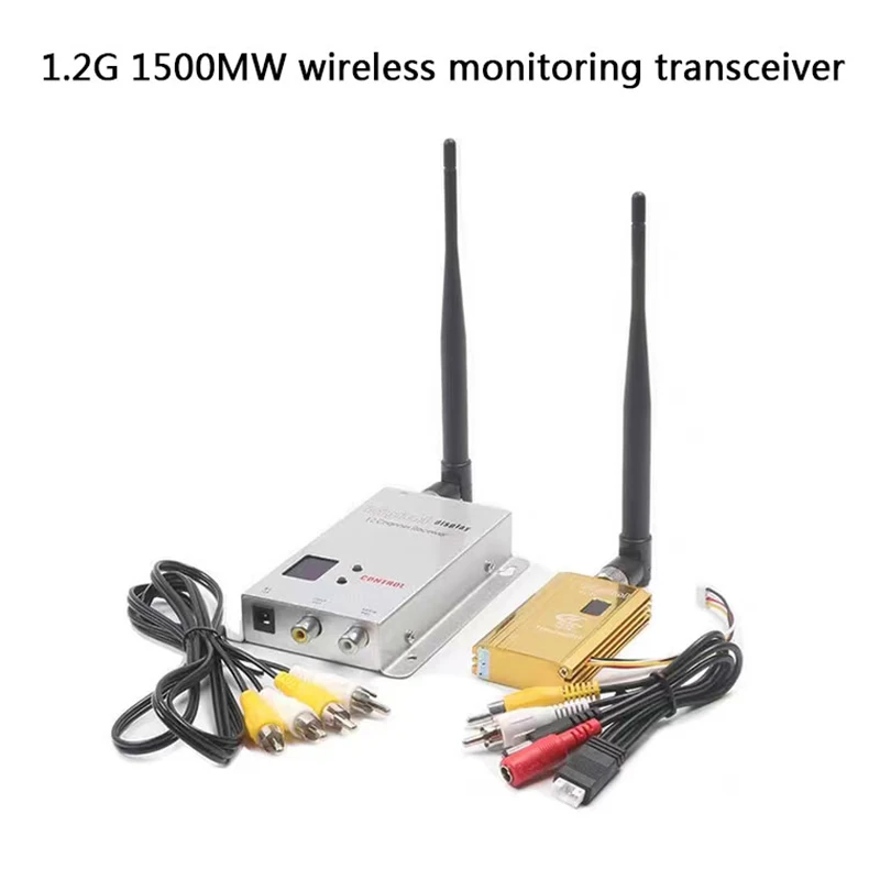 Émetteur AV sans fil pour quadricoptère QAV250 1.2 FPV, émetteur audio vidéo TV, récepteur, 1.2 mesurz, 1500G, 8CH, 250 mw