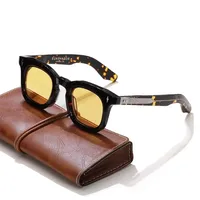 Handmade Top Quality Round Acetate Sunglasses For Men Women Classic Sunglasses outdoor UV400 Protection Logo Customization