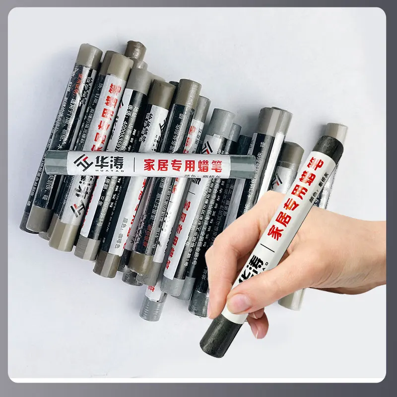 Hua Tao Coating Color Wood Repair Furniture Repair Crayons 10pcs 20g milky white wood repair fluid furniture paste repair paint wood products restoration