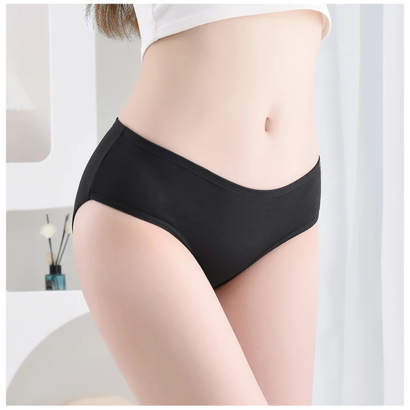 7Pcs Lot Plus Size Underwear Women' Panties Cotton Girl Brief Sexy Lingeries...