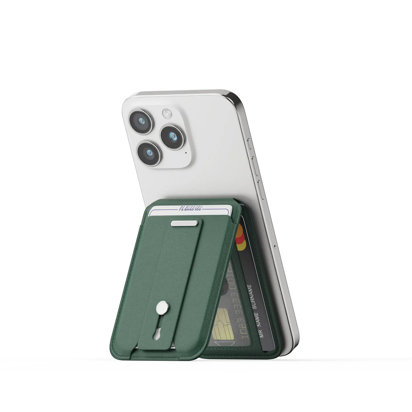 Slim Magnetic Leather Wallet & Stand – 7 Color Options