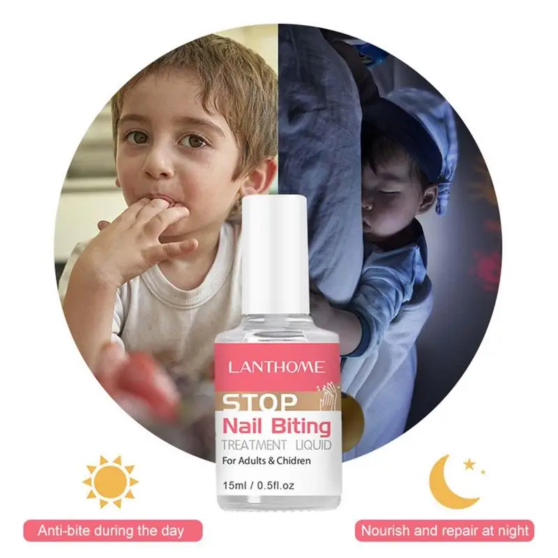 Anti Nail Biting Polish, Nail Biting Prevention Nail Polish Against Nail  Biting And Thumb Sucking For Adults And Children