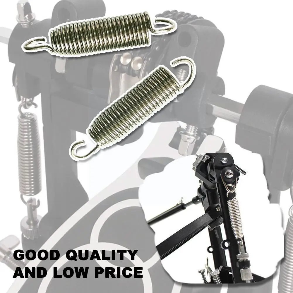 2pcs Steel Bass Drum Pedal Springs Hammer Mallet Springs Pedal With