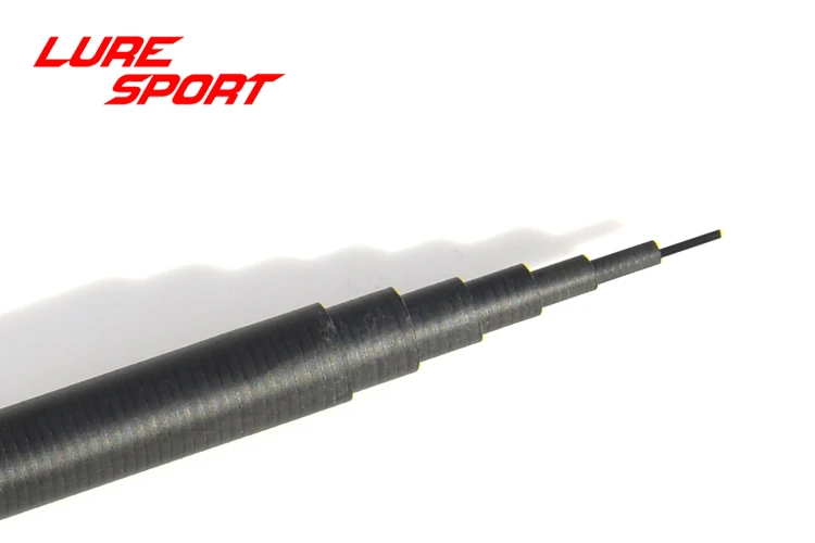 LureSport 2 Sets Matte 1.8m 6sections 2.1m 7sections 2.7m 8sections Carbon Solid Tip Travel Blank Rod Building Component_voghion.com