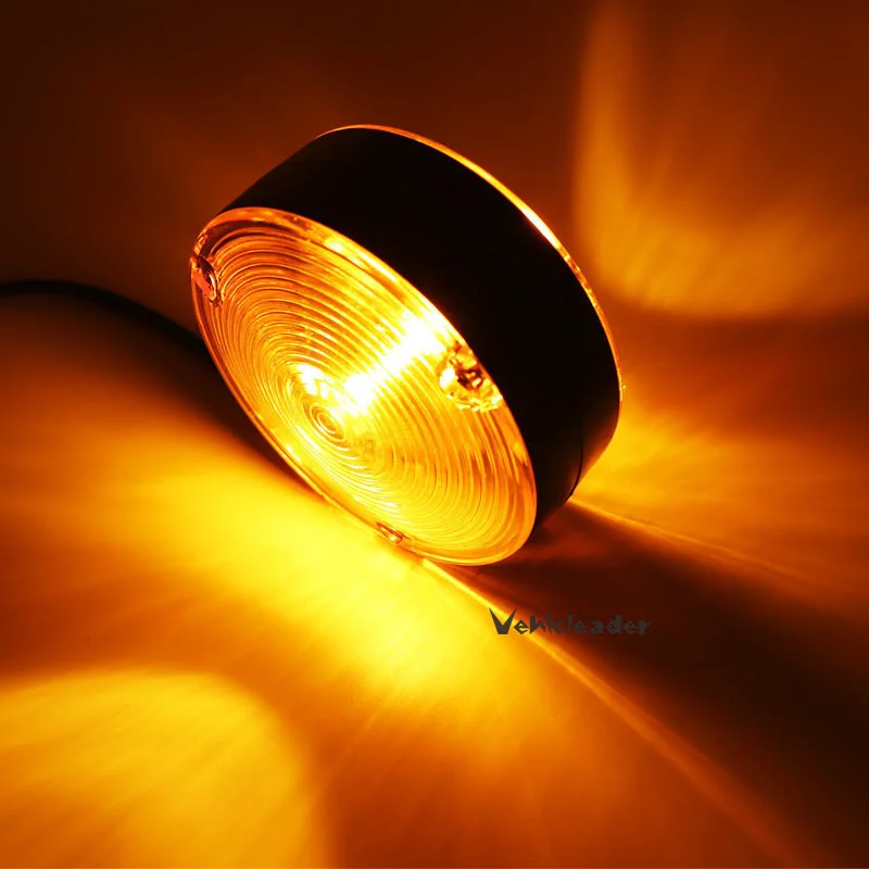 Universelle Doppelseitige Leuchtlampe Seitenmarkierungsleuchte Signallampe für 12V / 24V Automobile LKW Anhänger Lastwagen Auto-Zubehör – Detail 6