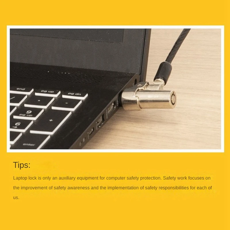 3X Computer Lock Laptop Lock Suitable For 6Mmx2.5Mm Nano Hole For HP Laptop Security Key