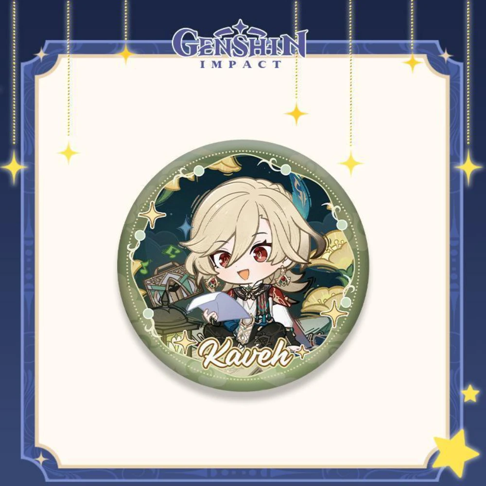 Spiel Genshin Impact Furina Neuvillette Wanderer Alhaitham Wriothesley Charlotte Lyney Kirara Dehya Lynette Yaoyao Abzeichen Geschenk – Detail 4