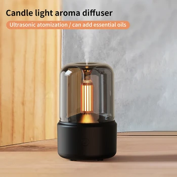 Creative Candlelight Aromatherapy Machine USB Plug-in Desktop Ambience Candlelight Home Aromatherapy Humidifier 1