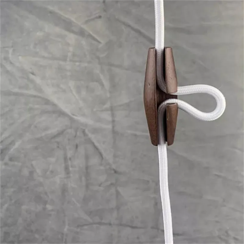 2PCS Wooden cable wire height adjuster buckle length and height adjustment creative light wire decoration lighting accessories