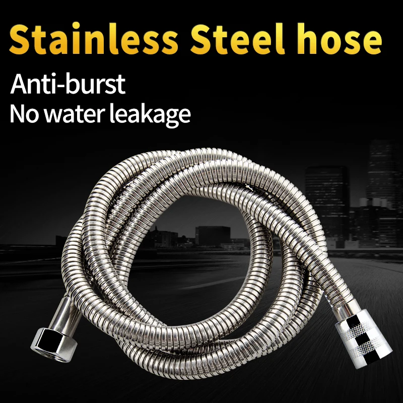 Shower Hose 1.5 or 2M Stainless Steel Explosion Proof for Bathroom Water Heater