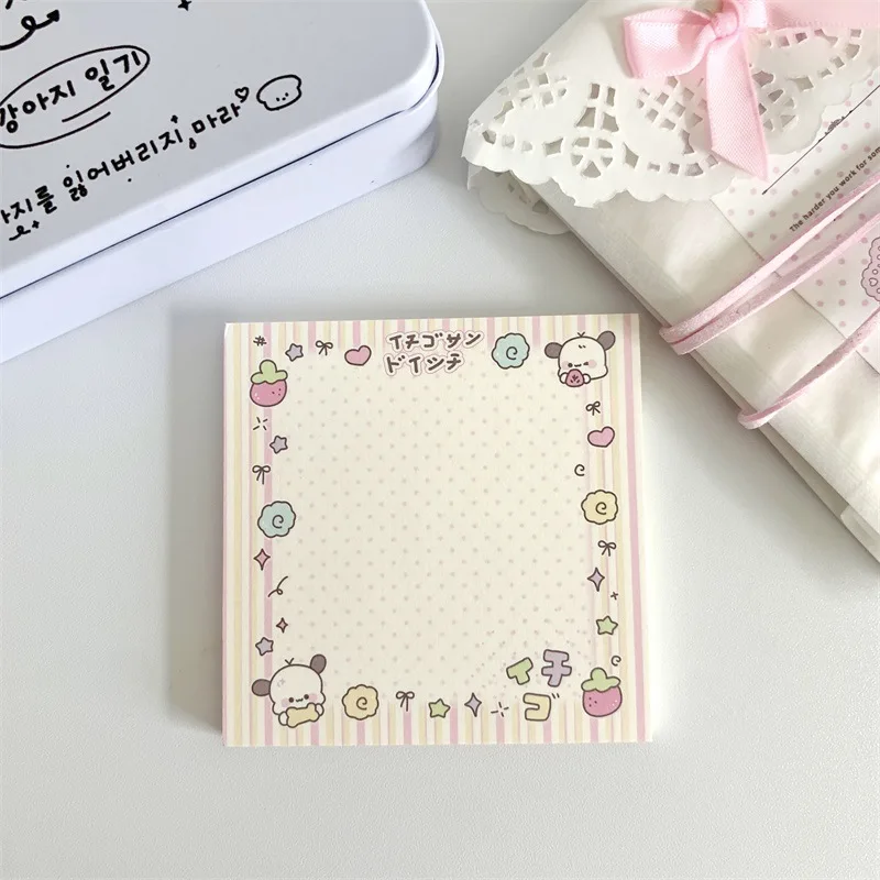 MINKYS 50 ورقة Kawaii جرو مربع لوحات مذكرة ورقة لل...