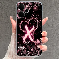 Sparkling Butterfly Shockproof Non - slip Transparent Phone Case Housing for Realme 14 Pro Plus (U - 12X)