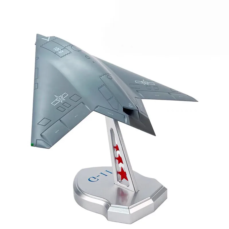 

Diecast Chinese G-11 Militarized Combat Fighter Jet Alloy & Plastic Model 1:45 Scale Toy Gift Collection Simulation Display