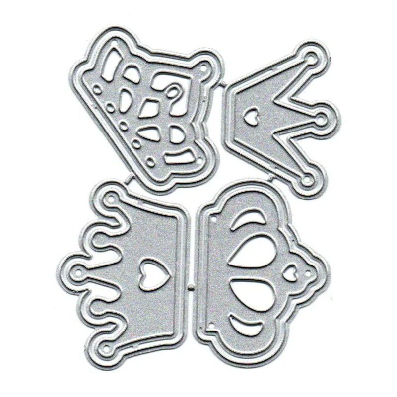 2022 Cutting Dies Crown Scrapbook Decorative Album Greeting Card Educational DIY Frame Metal Knife Mould Scrapbooking