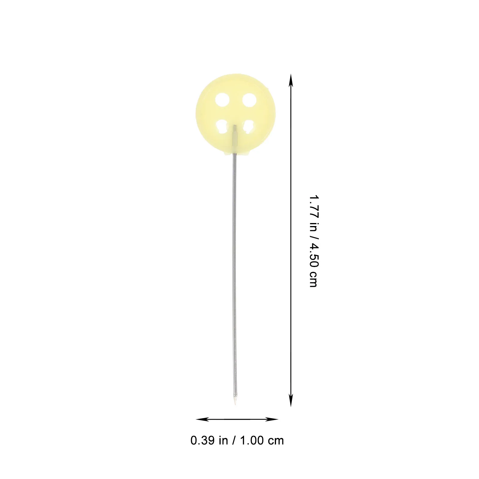 100개 버튼 모양 바느질용 핀 플라스틱 스틸 와이어 장 코사지 웨딩 부케 핀 드레스 메이커 퀼팅용