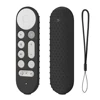 Silicone Remote Case with Lanyard Protective Controller Sleeve Skin Shockproof TV Remote Control Case for Google TV Streamer 4K 2